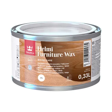 MÖÖBLIVAHA TIKKURILA HELMI FURNITURE WAX VALGE 0,33L