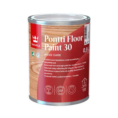 PÕRANDAVÄRV TIKKURILA PONTTI FLOOR PAINT 30 A VALGE 0,9L