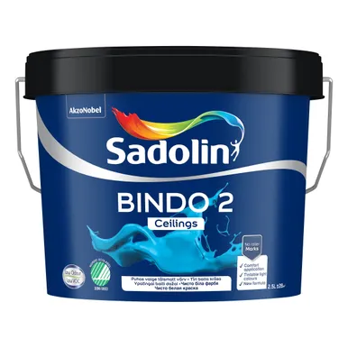 KRUNTVÄRV SADOLIN OS BINDO 2 BW VALGE 2,5L