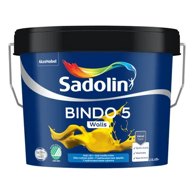 LAE-JA SEINAVÄRV SADOLIN OS BINDO 5 BW VALGE 2,5L