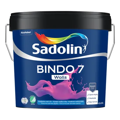 SEINAVÄRV SADOLIN OS BINDO 7 BW VALGE 4,5L