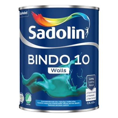 SEINAVÄRV SADOLIN OS BINDO 10 BW VALGE 0,9 L