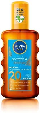 PÄIKESEKAITSEÕLI NIVEA SUN PROTECT&BRONZE SPF20 200ML