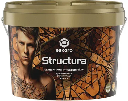 STRUKTUURVÄRV ESKARO STRUCTURA 8,2L VALGE (A)