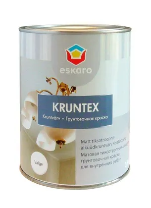 KRUNTVÄRV ESKARO KRUNTEX 0,9L VALGE MATT