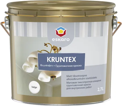 KRUNTVÄRV ESKARO KRUNTEX 2,7L VALGE MATT