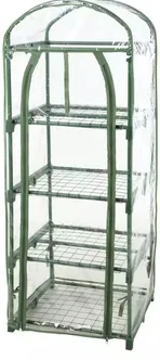 KASVUHOONE 4 RIIULIGA 50X45X130CM