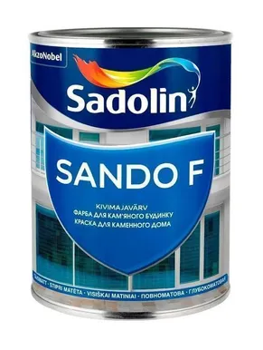 KIVIFASSAADIVÄRV SADOLIN SANDO F 1L VALGE TÄISMATT