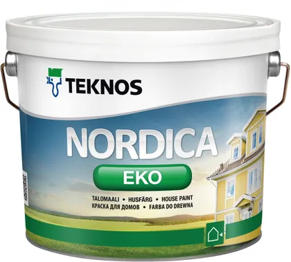 PUITFASSAADIVÄRV TEKNOS NORDICA EKO 2,7L VALGE LÄIKIV