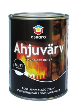 AHJUVÄRV ESKARO 0,9L MUST POOLLÄIKIV