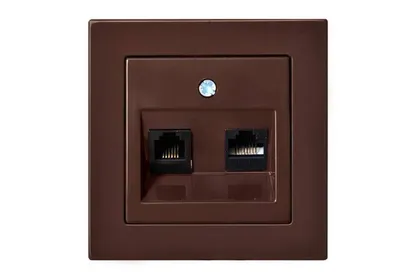 PISTIKUPESA ÜHENDUS TEL+ARVUTI R-TA PRUUN EPSILON