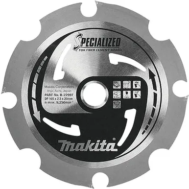 SAEKETAS MAKITA 165X20X2,1MM 4T, 10° TSEMENTLAASTPLAADID