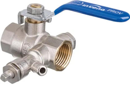 KUULKRAAN 3/4" SK/SK TÜHJENDUSKLAPIGA PROV