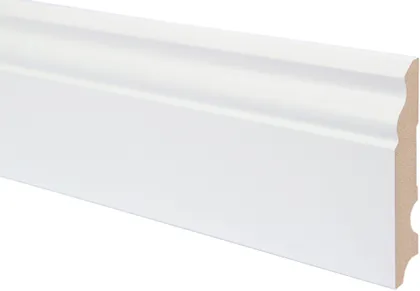 PÕRANDALIIST KRONOFLOORING MDF PROFIILNE VALGE ÜLEVÄRVITAV 100X17MM 2,6M