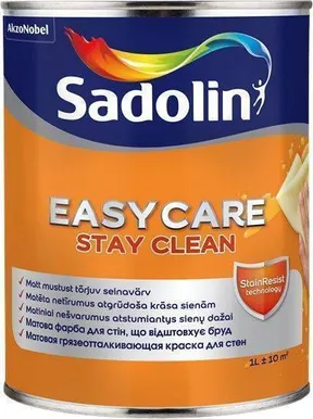 SEINAVÄRV SADOLIN EASYCARE 1L VALGE MATT