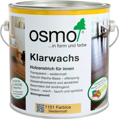 ÕLIVAHA VÄÄRISPUIDULE OSMO 0,75L 1011 VÄRVITU SIIDMATT