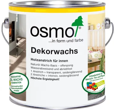 TOONIV ÕLIVAHA OSMO WOOD WAX FINISH 0,125L 3103 HELE TAMM LÄBIPAISTEV