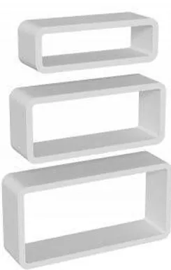 RIIULIKOMPLEKT DOMAX VALGE FOS 100 3TK PAKIS