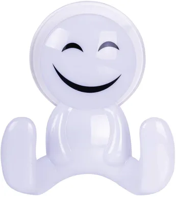 NAGI 2-NE RIDDER SMILEY VALGE VAAKUMKINNITUS