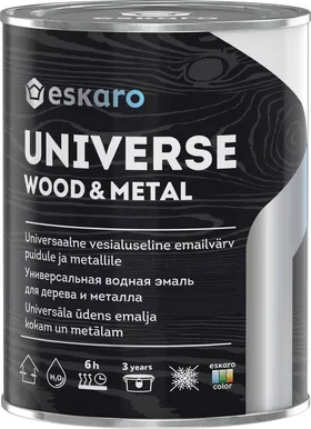 UNIVERSAALVÄRV ESKARO UNIVERSE WOOD&METAL 0,9L WOOD WHITE