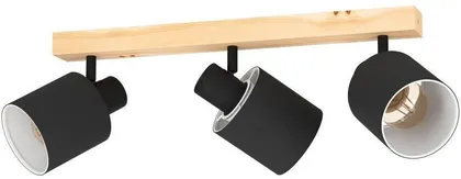 KOHTVALGUSTI EGLO BATALLAS 3X10W E27 PUIT/MUST