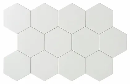 PÕRANDAPLAAT MAYOLICA ESSENCE WHITE 14X16CM HEXAGON 0,44M² PAKIS