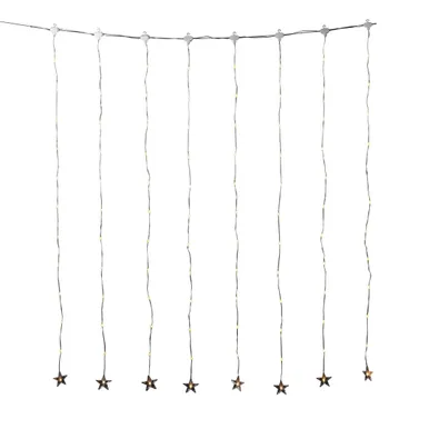 VALGUSKARDIN KONSTSMIDE TÄHEKESTEGA 96 MEREVAIGUKOLLAST LED-I