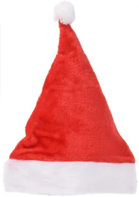 JÕULUMÜTS PUNANE VALGEGA 40X30CM