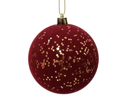 KUUSEEHE DECORIS PURUNEMISKINDEL 8CM TUMEPUNANE