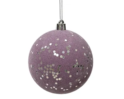 KUUSEEHE DECORIS PURUNEMISKINDEL 8CM LILLA