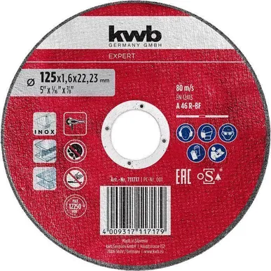 LÕIKEKETAS KWB EXPERT 125 × 1,6