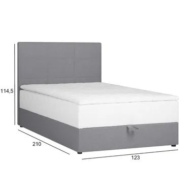 KONTINENTAALVOODI LEVI 120X200CM MADRATSIGA