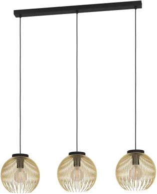 RIPPVALGUSTI EGLO VENEZUELA E27 3X40W MUST/KULDNE