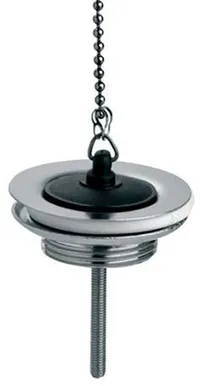 ÄRAVOOLUPESA NORDLINE 1 1/4" KORGI JA KETIGA, MESSING, KROOM