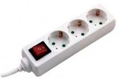 PIKENDUSJUHE LÜLITIGA SPECTOR LIGHT 3 PESA 1,5M 3G1,0MM² 16A VALGE