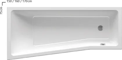 VANN RAVAK BEHAPPY II 150X75 VASAK