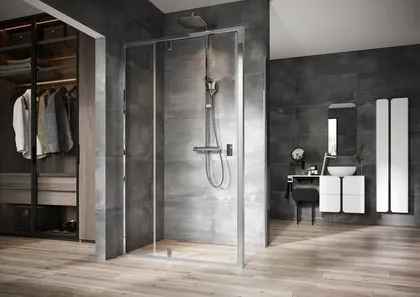 DUŠISEIN RAVAK NPSS-100 ALUMIINIUM, 100X195CM