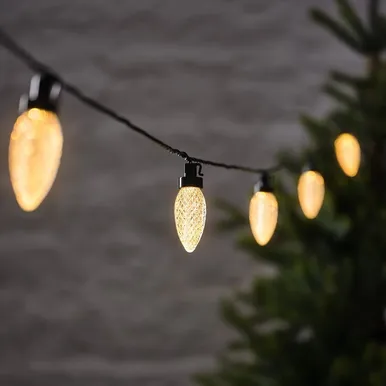 VALGUSKETT KÄBID VÄLIS 4,5M 40 LED SOE VALGE JÄTKATAV