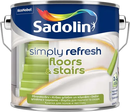 PÕRANDAVÄRV SADOLIN SIMPLY REFRESH BC 2,33L LÄBIPAISTEV POOLMATT