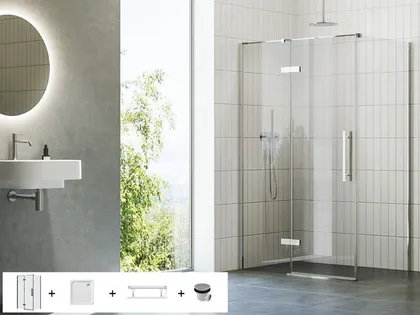 DUŠIKOMPLEKT RAVAK 100X195CM 5IN1 COSD2+COPS, SET13 KROOM