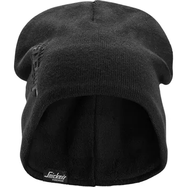 TALVEMÜTS SNICKERS FLIISIST VOODRIGA TUULEKINDEL, MUST