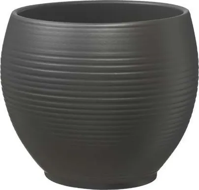 ÜMBRISPOTT SK MANACOR Ø16CM, MUST