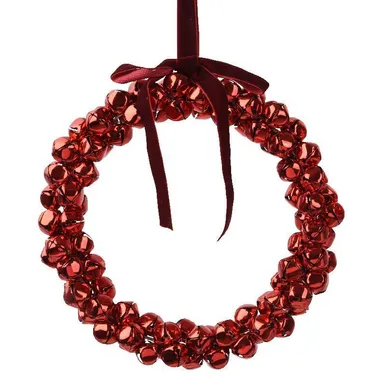 JÕULUPÄRG KELLUKESTEST 13X13X3CM PUNANE