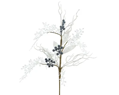 KUNSTLILL OKS MARJADEGA 6X30X60CM SININE/VALGE