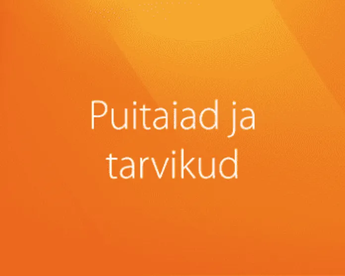 Puitaiad ja tarvikud